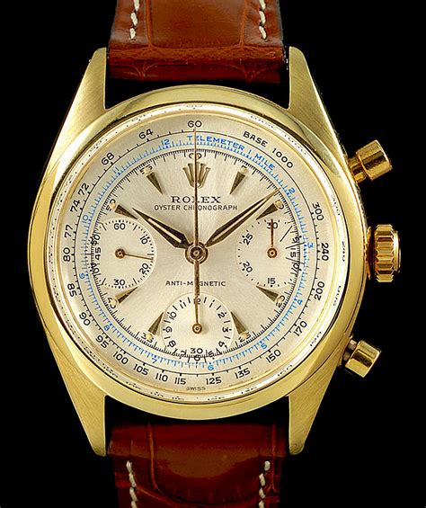 antique gold rolex chronographe|vintage Rolex chronograph examples.